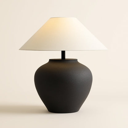 Lampe de chevet style japonais en céramique