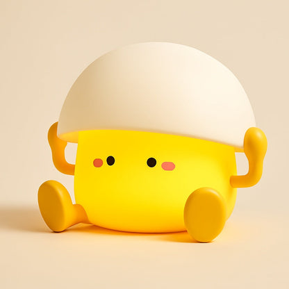 Veilleuse Bébé en Silicone Rechargeable avec Minuteur