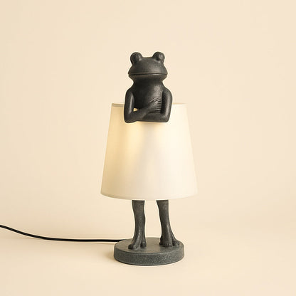 Lampe de Chevet Grenouille en Résine et Tissu