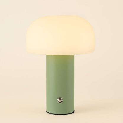 Lampe de Chevet Champignon Sans Fil – Vert Sauge