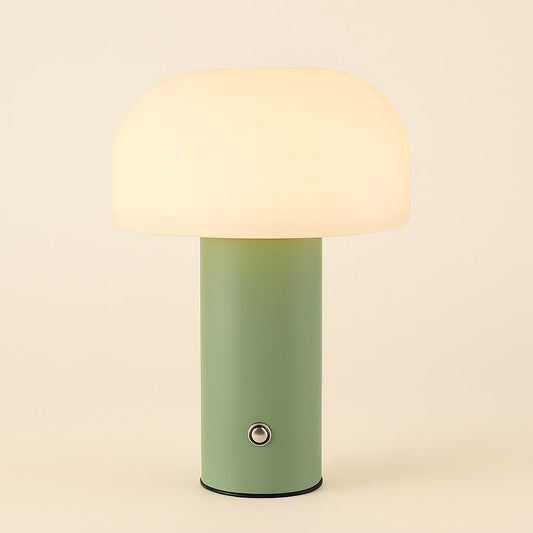 Lampe de Chevet Champignon Sans Fil – Vert Sauge