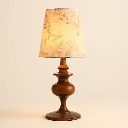 Lampe de chevet en bois vintage – Style intemporel