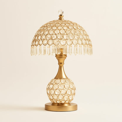 Lampe de Chevet Cristal Dorée – Style et Élégance