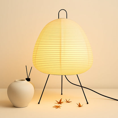 Lampe en Papier Japonaise – Style Zen et Lumière Douce
