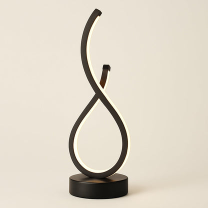 Lampe de Chevet LED Design en Métal – Hauteur 33 cm