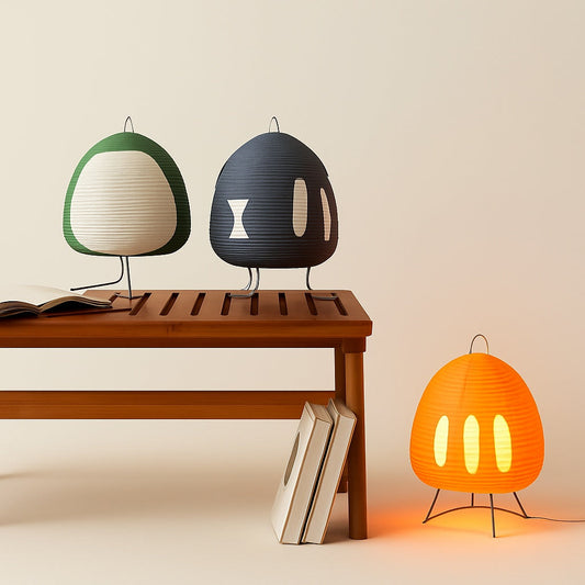 Lampe Japonaise en Papier de Riz – Lumière Douce et Zen