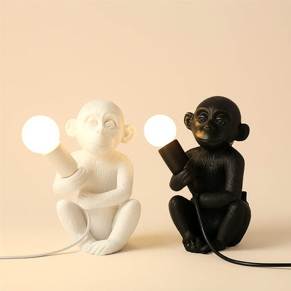 Lampe Singe en Résine – Décoration Originale et Lumineuse