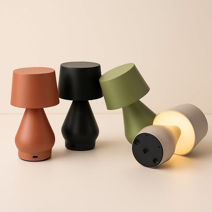 Lampe de Chevet Tactile Terracotta – Style Scandinave