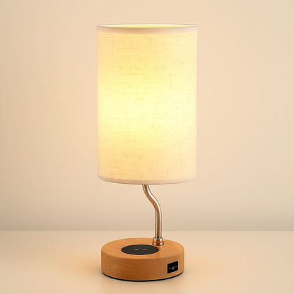 Lampe de Chevet USB avec Chargeur à Induction