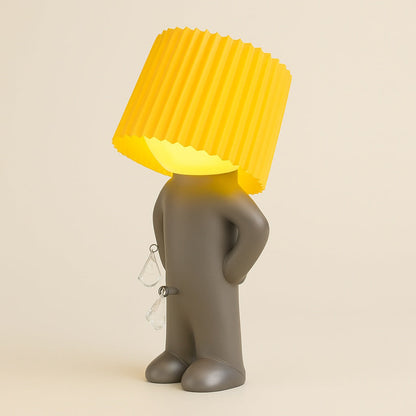 Lampe de chevet enfant personnage avec abat-jour coloré