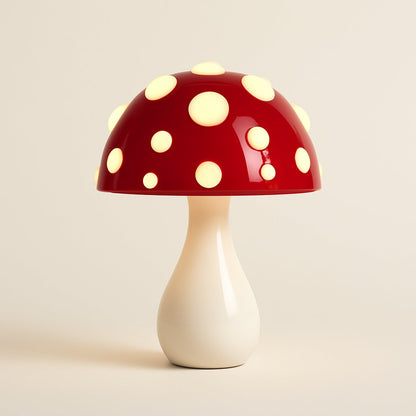 Lampe de Chevet Champignon en Métal – Lumière Ajustable