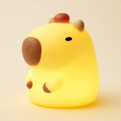 Veilleuse Capybara en Silicone pour Bébé et Enfant