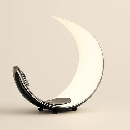 Lampe de Chevet Tactile Design Lune en Aluminium