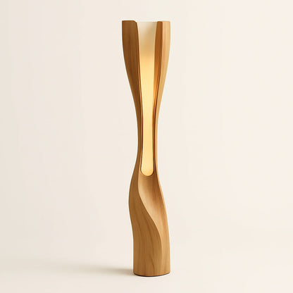 Lampadaire en Bois Massif – Design Organique 160 cm