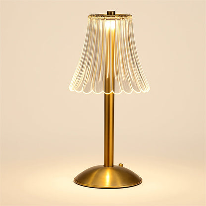 Lampe de Chevet Tactile Sans Fil Effet Cristal