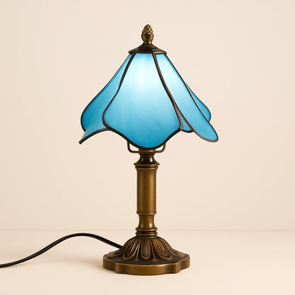 Lampe de Chevet Bleue Style Tiffany – Design Vintage