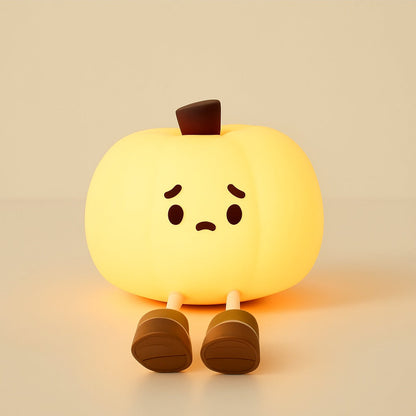 Veilleuse Citrouille en Silicone pour Bébé et Enfant