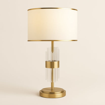 Lampe de Chevet Cristal et Métal Doré – Design Luxe