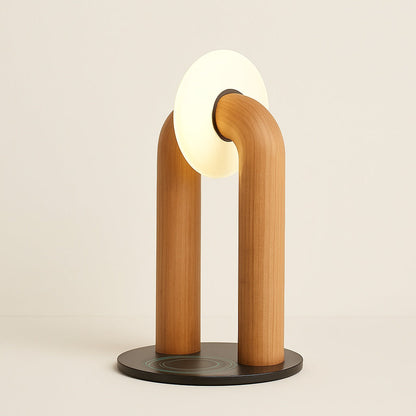 Lampe en Bois Design – Bois, Métal et Acrylique