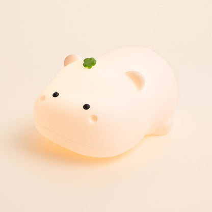 Veilleuse Hippopotame en Silicone pour Bébé