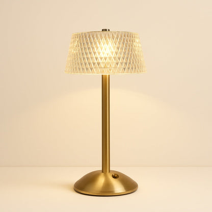 Lampe de Chevet Sans Fil Cristal Tactile et Rechargeable