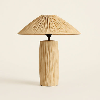 Lampe Japonaise en Raphia Naturel – Style Vintage