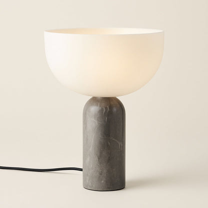 Lampe de Chevet Marbre et Verre – Design Contemporain