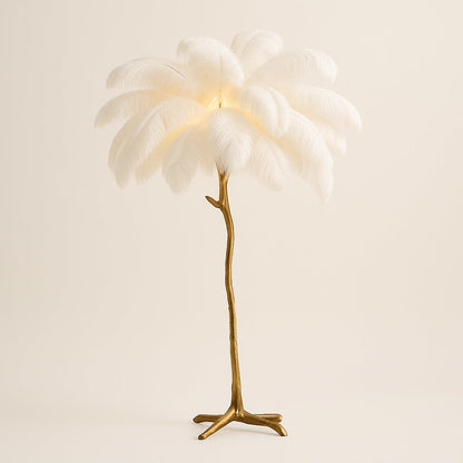 Lampe Plume d'Autruche – Décoration Luxe et Élégante