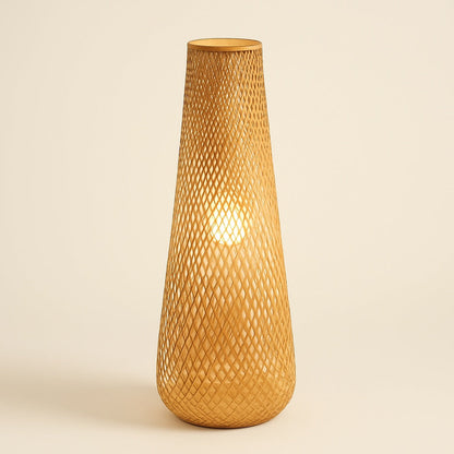 Lampadaire en Bambou – Lumière Naturelle et Ambiance Zen