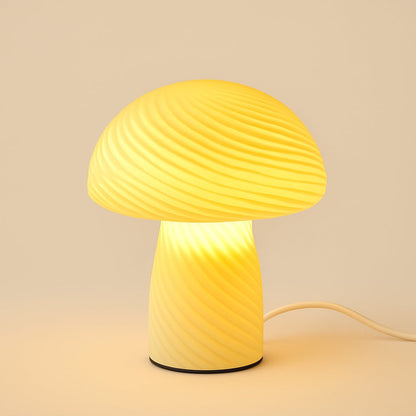 Lampe Champignon en Verre – Lumière Douce et Design