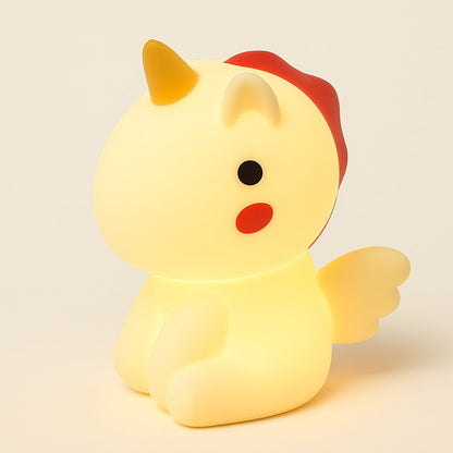 Veilleuse Licorne en Silicone Souple pour Enfant