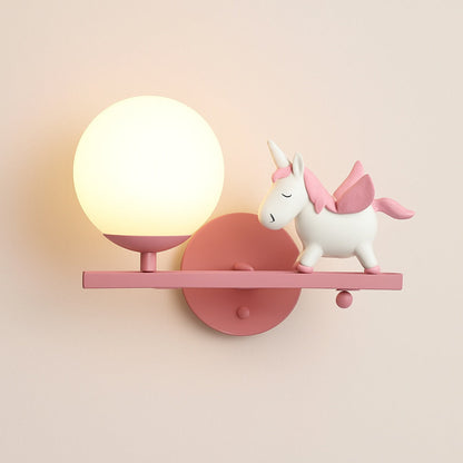 Lampe de chevet licorne pour chambre d'enfant