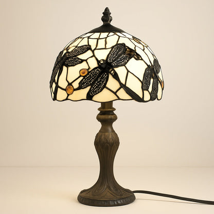 Lampe Tiffany Art Nouveau Libellule – Vitrail Artisanal