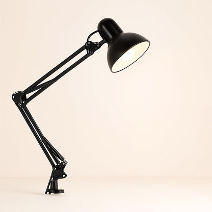 Lampe de chevet à pince avec bras articulé