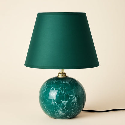 Lampe de Chevet Céramique Vert Émeraude