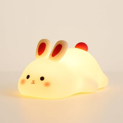 Veilleuse Lapin en Silicone pour Bébé – Rechargeable USB