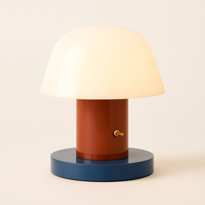 Lampe de Chevet Champignon sur Piles avec Variateur