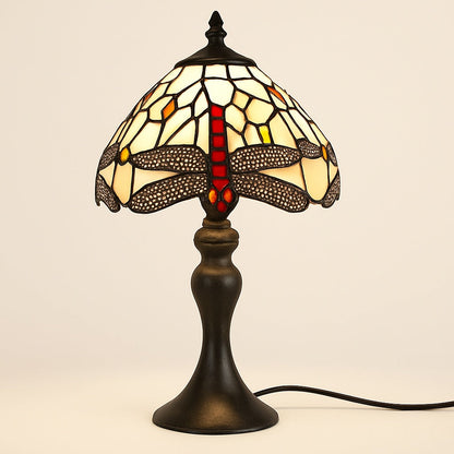 Lampe Style Tiffany Libellule – Vitrail Fait Main