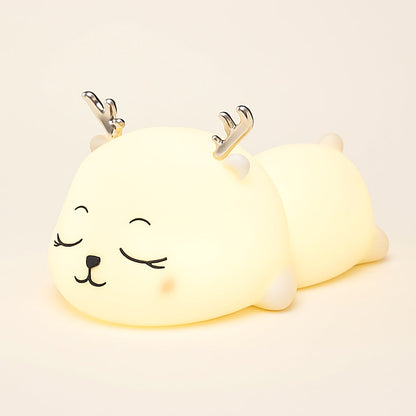 Veilleuse Cerf en Silicone pour Chambre d'Enfant