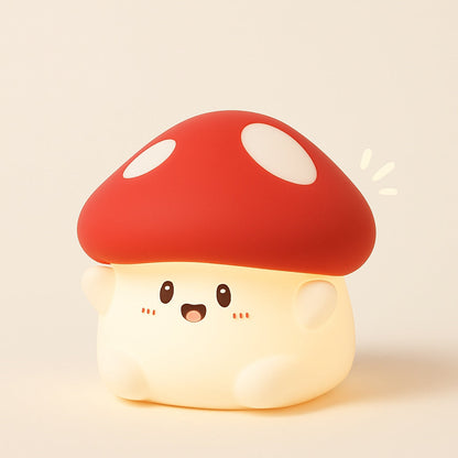 Veilleuse Champignon en Silicone pour Enfant