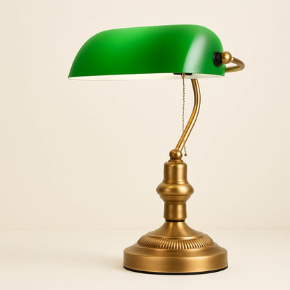 Lampe de Chevet Vintage en Verre et Métal