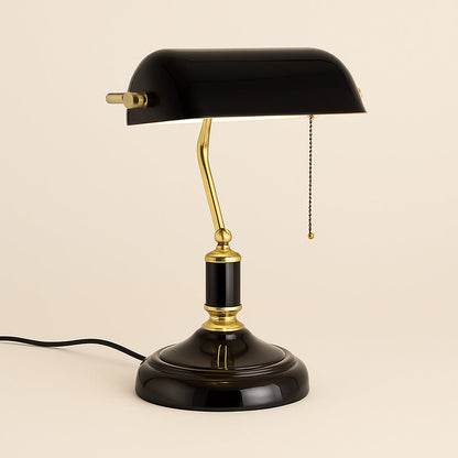 Lampe de Chevet Vintage en Fer et Verre – Style Rétro