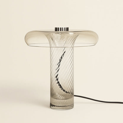 Lampe de chevet en verre et métal – Design contemporain