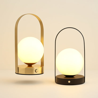 Lampe Boule Extérieur en Métal et Acrylique