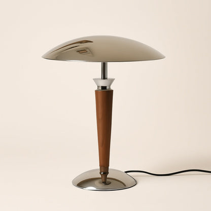 Lampe de Chevet en Bois et Métal – Design Naturel