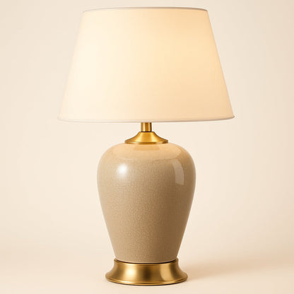 Lampe Céramique Orientale – Crème ou Bleue