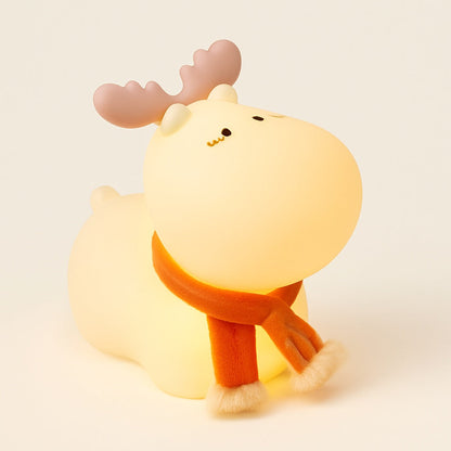 Veilleuse Cerf en Silicone – Lumière Douce pour Bébé