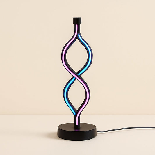 Lampe de Chevet LED Design en Acrylique et Métal