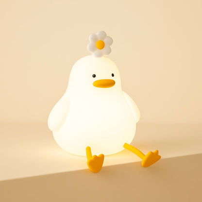 Veilleuse Canard Enfant en Silicone – Rechargeable USB
