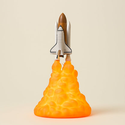 Lampe de Chevet Enfant en Forme de Fusée